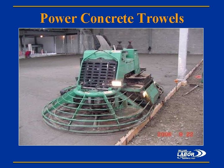Power Concrete Trowels 