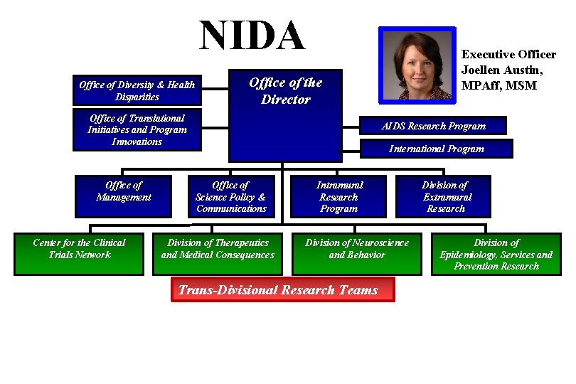 NIDA Office of Diversity & Health Disparities Office of the Director Office of Translational