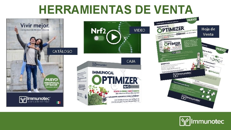 HERRAMIENTAS DE VENTA VIDEO CATÁLOGO CAJA Hoja de Venta 