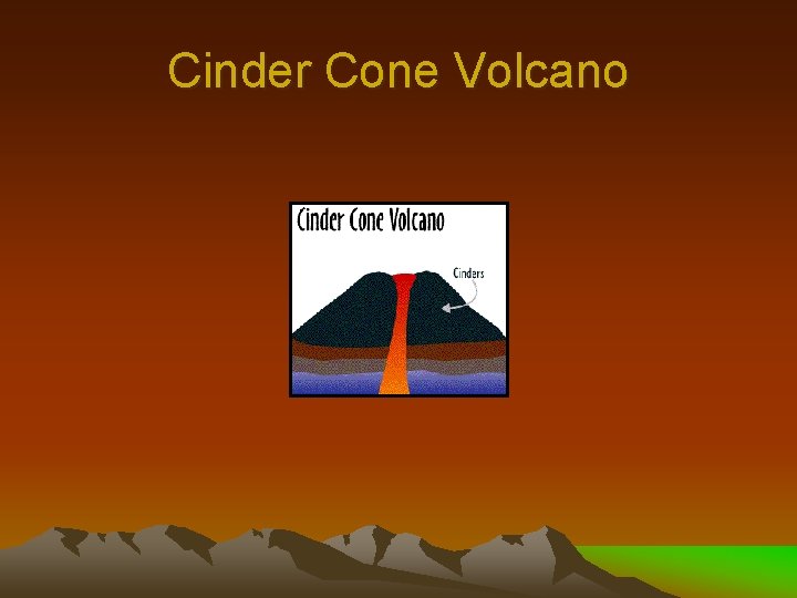 Cinder Cone Volcano 