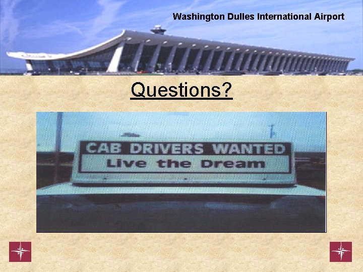 Washington Dulles International Airport Questions? 