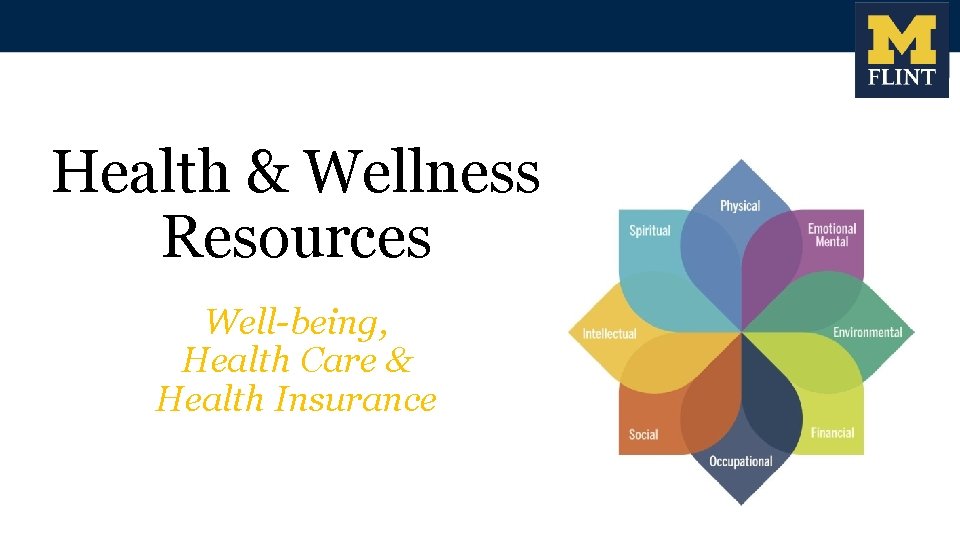 Health & Wellness Resources Well-being, Health Care & Health Insurance 