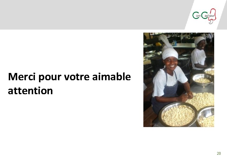 Merci pour votre aimable attention 20 Merci pour votre aimable attention 20
