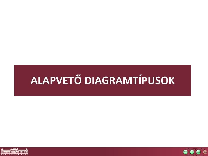 ALAPVETŐ DIAGRAMTÍPUSOK ALAPVETŐ DIAGRAMTÍPUSOK