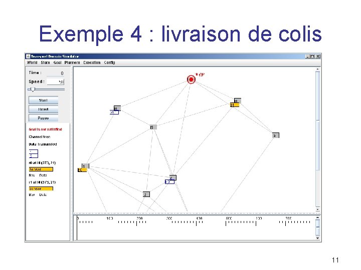 Exemple 4 : livraison de colis 11 