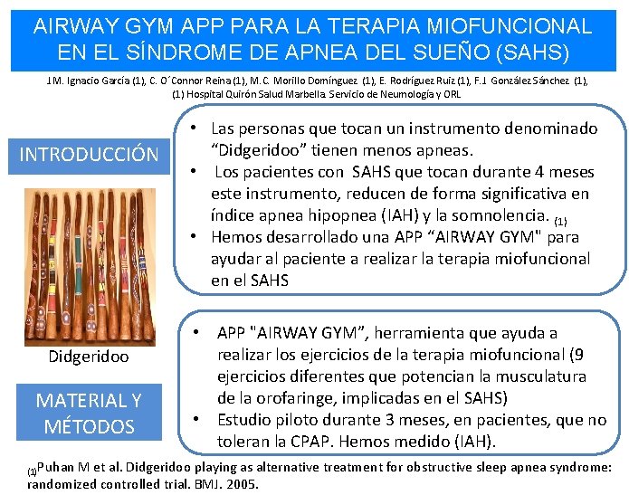 AIRWAY GYM APP PARA LA TERAPIA MIOFUNCIONAL EN EL SÍNDROME DE APNEA DEL SUEÑO AIRWAY GYM APP PARA LA TERAPIA MIOFUNCIONAL EN EL SÍNDROME DE APNEA DEL SUEÑO