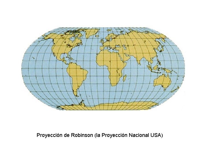 Proyección de Robinson (la Proyección Nacional USA) 