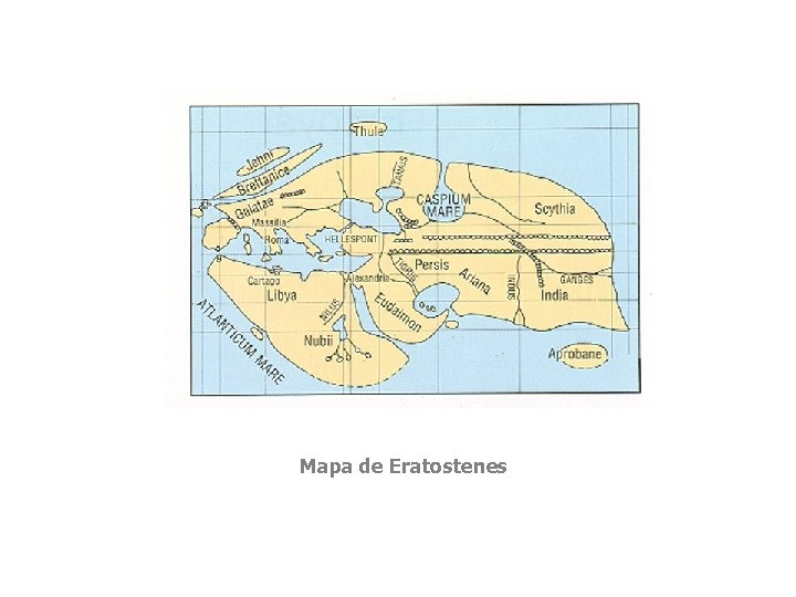 Mapa de Eratostenes 