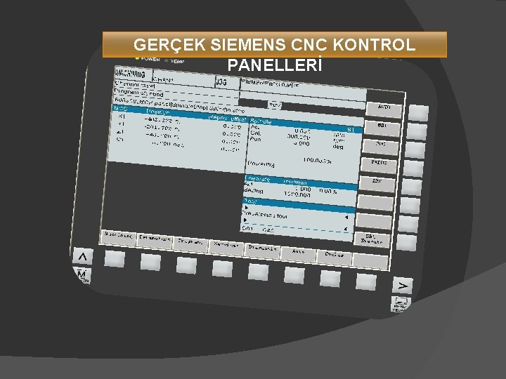 GERÇEK SIEMENS CNC KONTROL PANELLERİ 