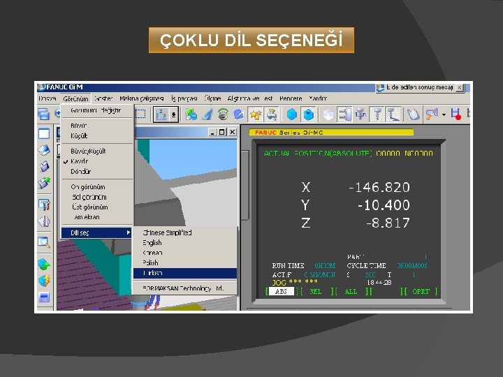 ÇOKLU DİL SEÇENEĞİ 