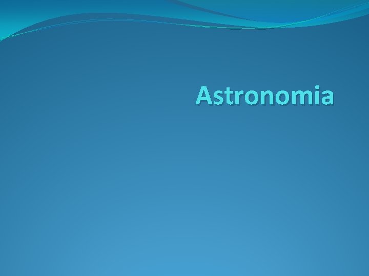 Astronomia 