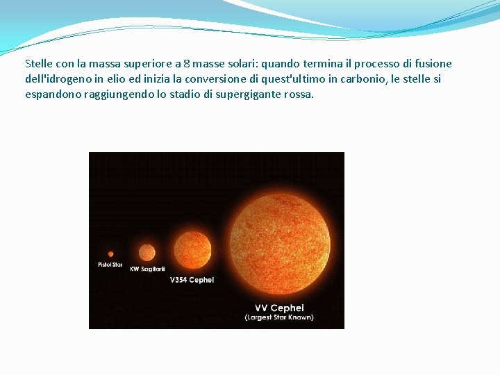 Stelle con la massa superiore a 8 masse solari: quando termina il processo di