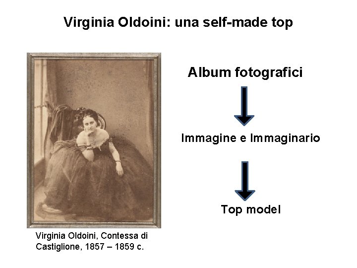 Virginia Oldoini: una self-made top Album fotografici Immagine e Immaginario Top model Virginia Oldoini,