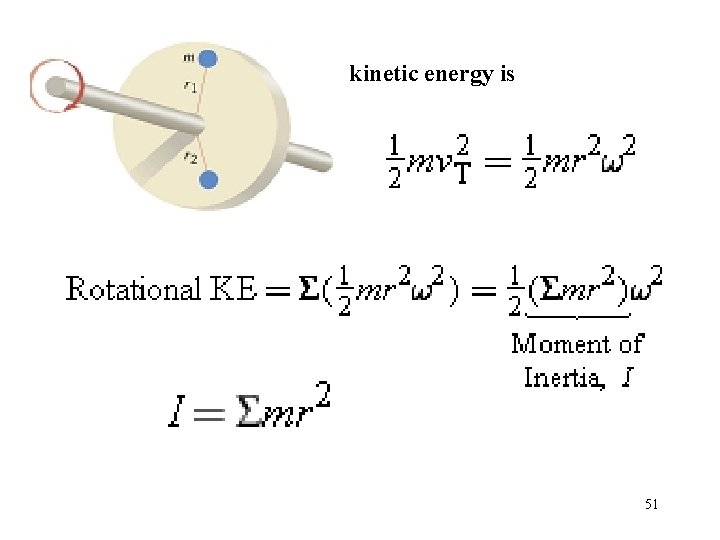 kinetic energy is 51 