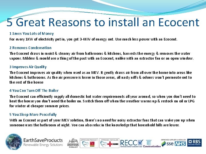 5 Great Reasons to install an Ecocent 1 Saves You Lots of Money For 5 Great Reasons to install an Ecocent 1 Saves You Lots of Money For