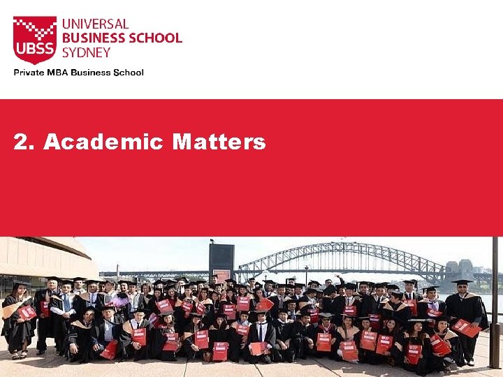 2. Academic Matters 