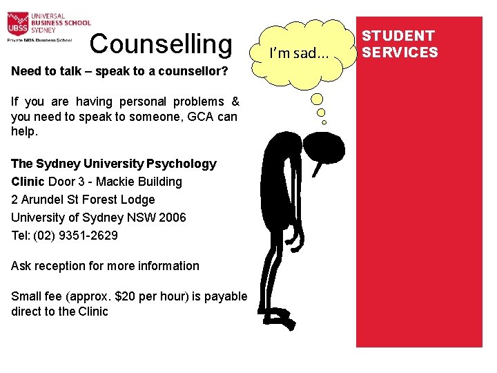 Counselling Need to talk – speak to a counsellor? If you are having personal