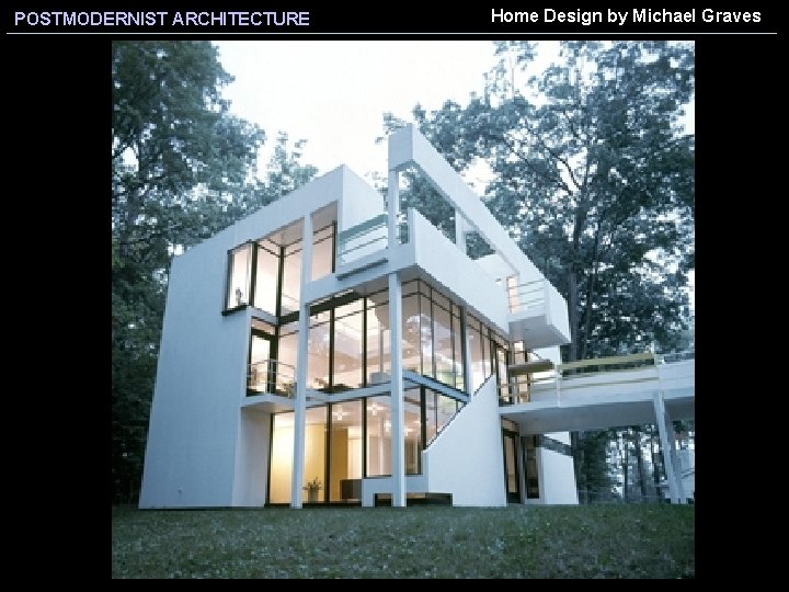 POSTMODERNIST ARCHITECTURE Home Design by Michael Graves 