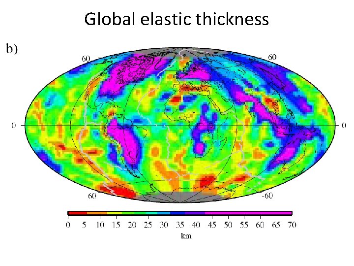 Global elastic thickness Global elastic thickness