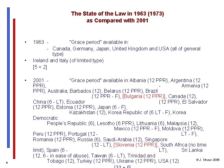 The State of the Law in 1963 (1973) as Compared with 2001 • •