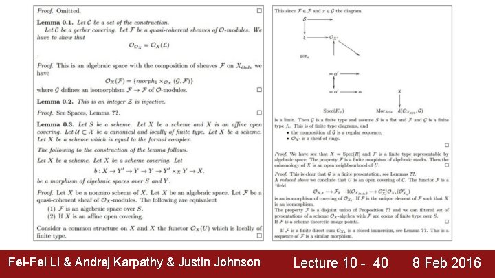 Fei-Fei Li & Andrej Karpathy & Justin Johnson Lecture 10 - 40 8 Feb