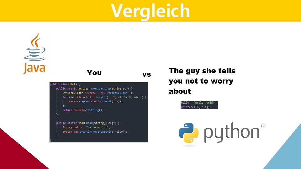 Vergleich Vergleich