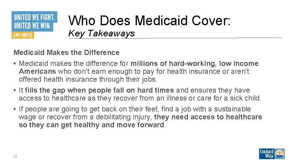 Who Does Medicaid Cover: Key Takeaways Medicaid Makes the Difference • Medicaid makes the