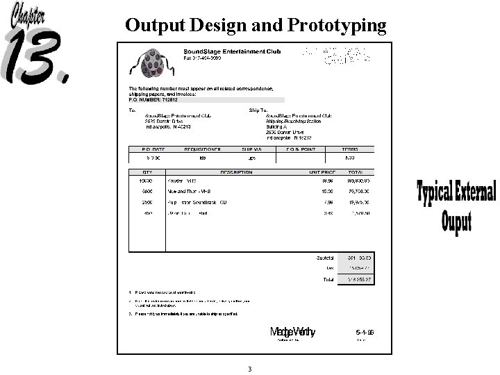 Output Design and Prototyping 3 