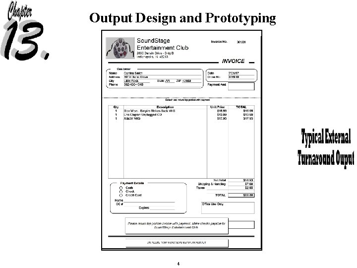 Output Design and Prototyping 4 