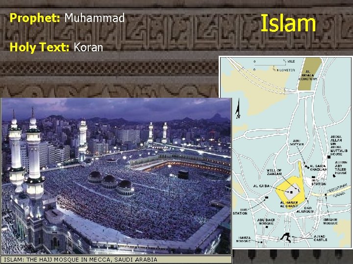 Prophet: Muhammad Holy Text: Koran Islam Prophet: Muhammad Holy Text: Koran Islam