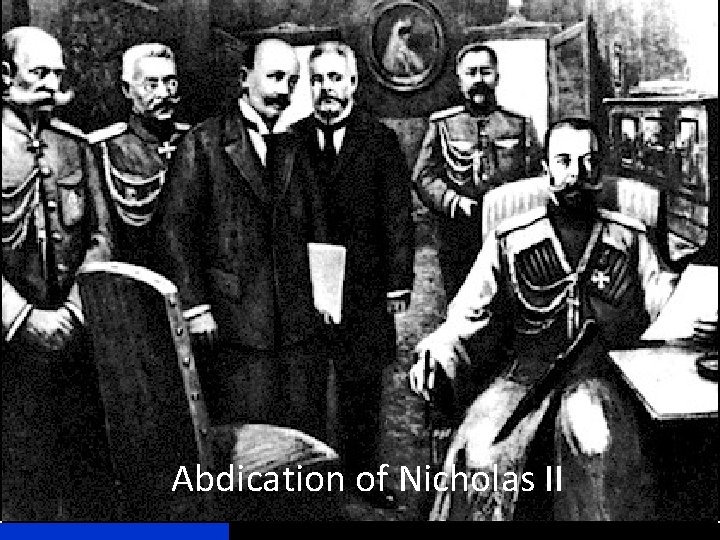 Abdication of Nicholas II 