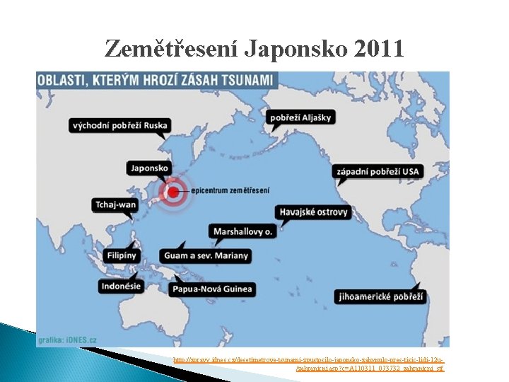 Zemětřesení Japonsko 2011 http: //zpravy. idnes. cz/desetimetrove-tsunami-zpustosilo-japonsko-zahynulo-pres-tisic-lidi-12 u/zahranicni. asp? c=A 110311_073732_zahranicni_stf 
