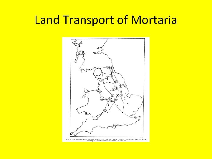 Land Transport of Mortaria 