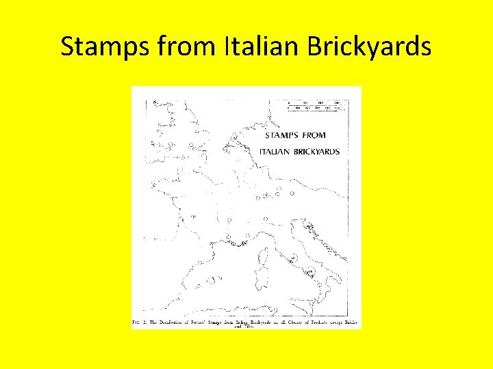 Stamps from Italian Brickyards 