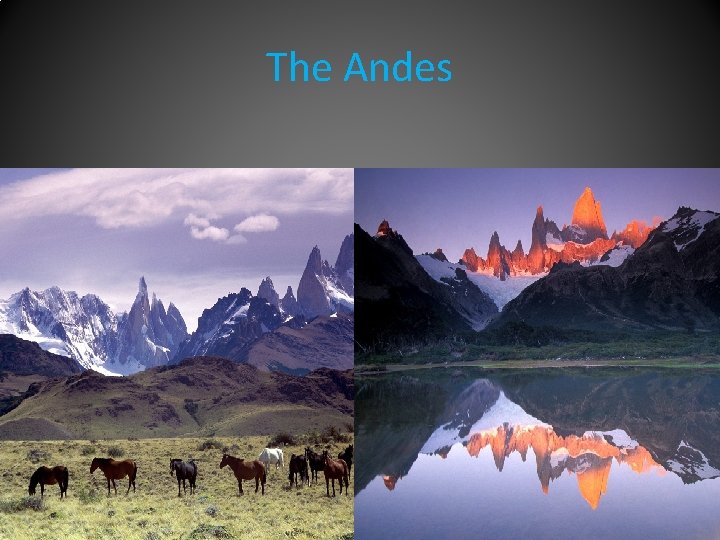 The Andes 