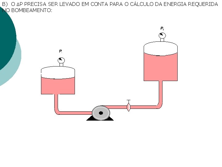 B) O P PRECISA SER LEVADO EM CONTA PARA O CÁLCULO DA ENERGIA REQUERIDA B) O P PRECISA SER LEVADO EM CONTA PARA O CÁLCULO DA ENERGIA REQUERIDA