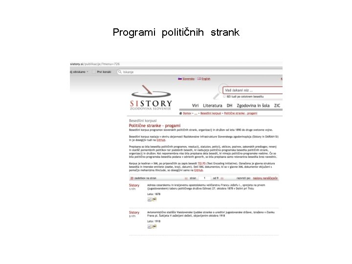 Programi političnih strank 