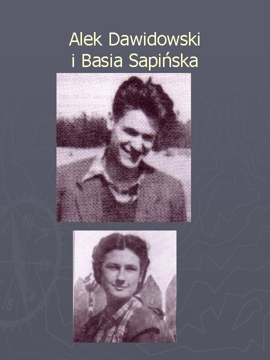 Alek Dawidowski i Basia Sapińska 