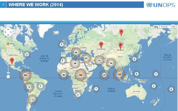 17 WHERE WE WORK (2014) 17 WHERE WE WORK (2014)