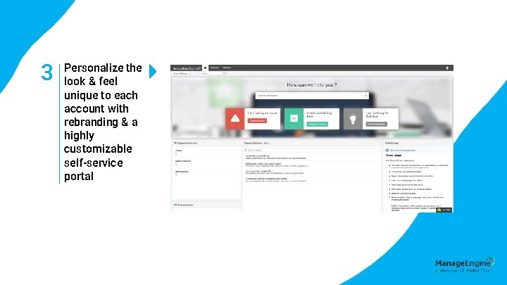 3 Personalize the look & feel unique to each account with rebranding & a