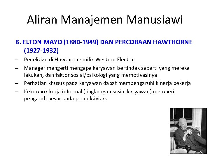 Perkembangan Teori Manajemen Eko Fitrianto E Fitriantoymail Com
