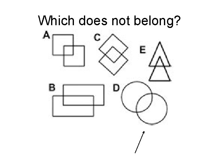 Which does not belong? Which does not belong?