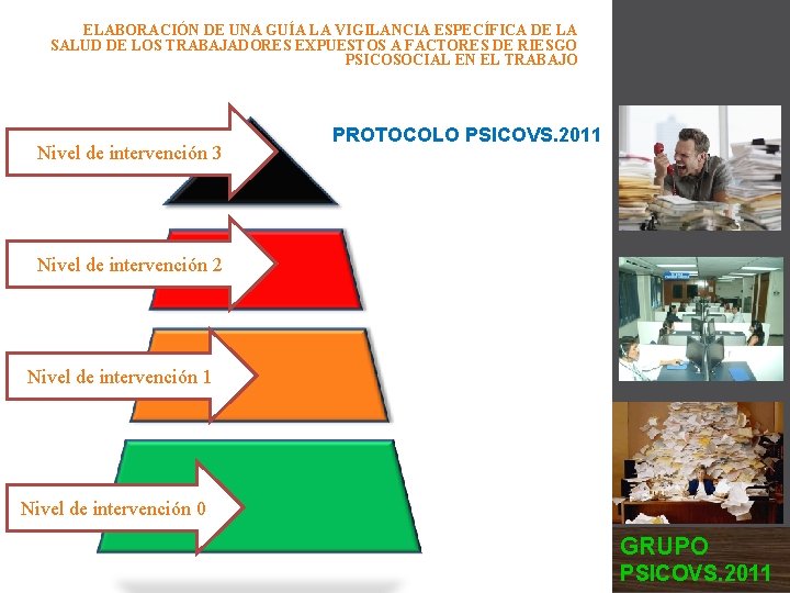 ELABORACIÓN DE UNA GUÍA LA VIGILANCIA ESPECÍFICA DE LA SALUD DE LOS TRABAJADORES EXPUESTOS