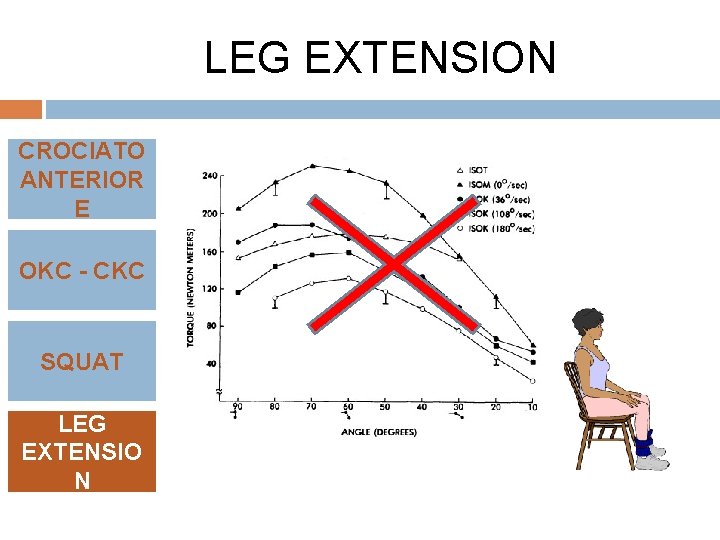 LEG EXTENSION CROCIATO ANTERIOR E OKC - CKC SQUAT LEG EXTENSIO N 