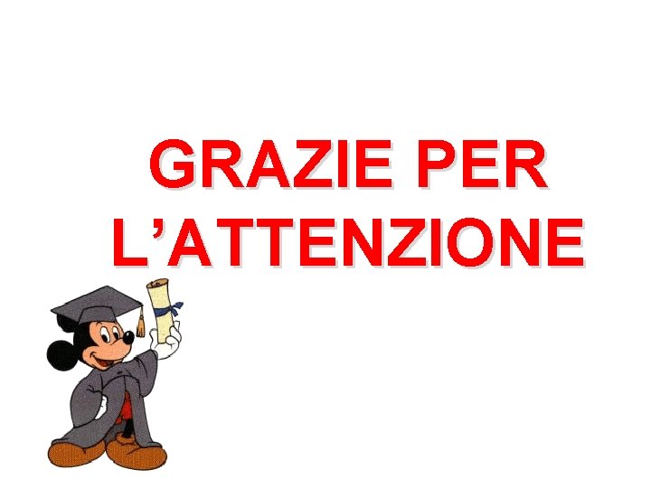 GRAZIE PER L’ATTENZIONE 