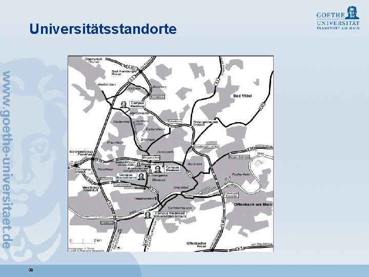 Universitätsstandorte 38 