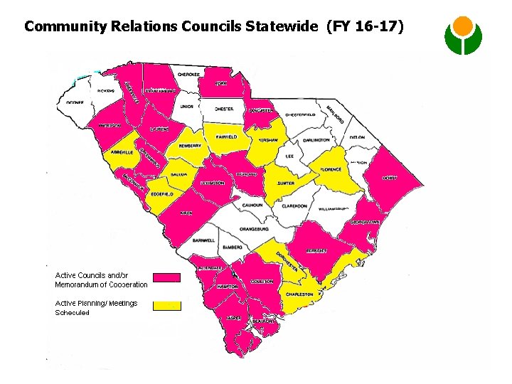 Community Relations Councils Statewide (FY 16 -17) 