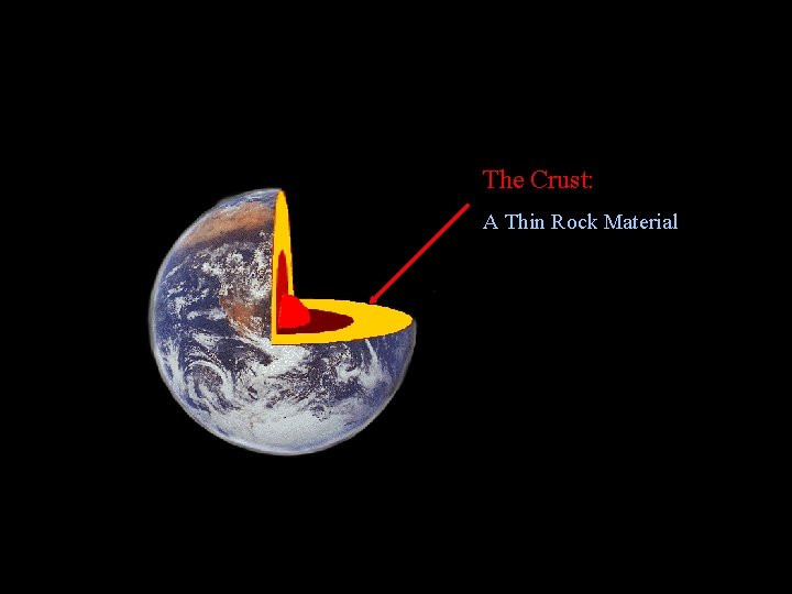 The Crust: A Thin Rock Material 