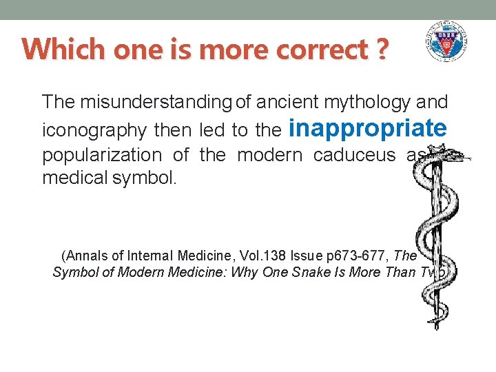 Which one is more correct ? The misunderstanding of ancient mythology and iconography then