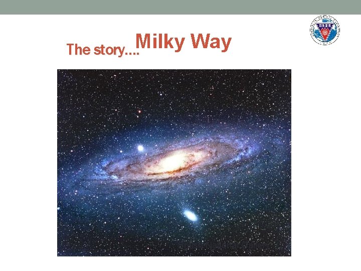 The story…. Milky Way British National Gallery 